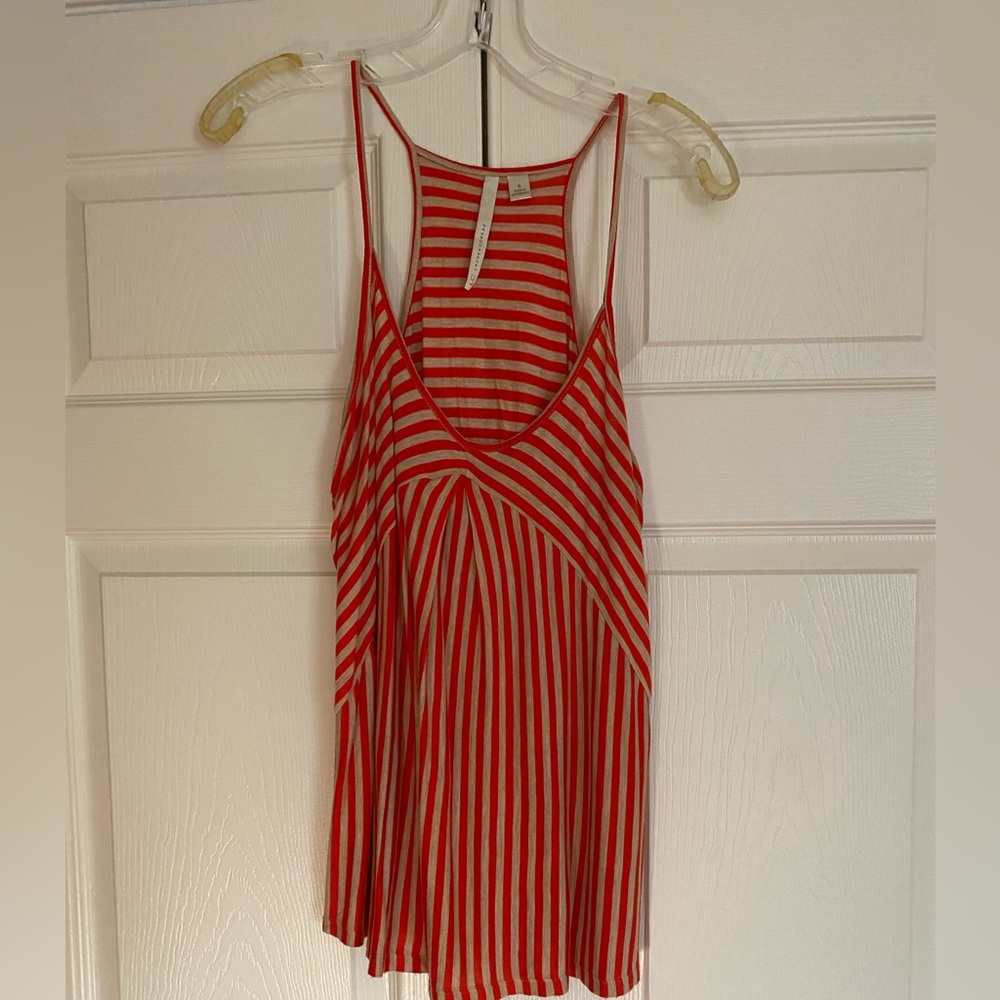 Lauren Conrad striped, flowy tank top.